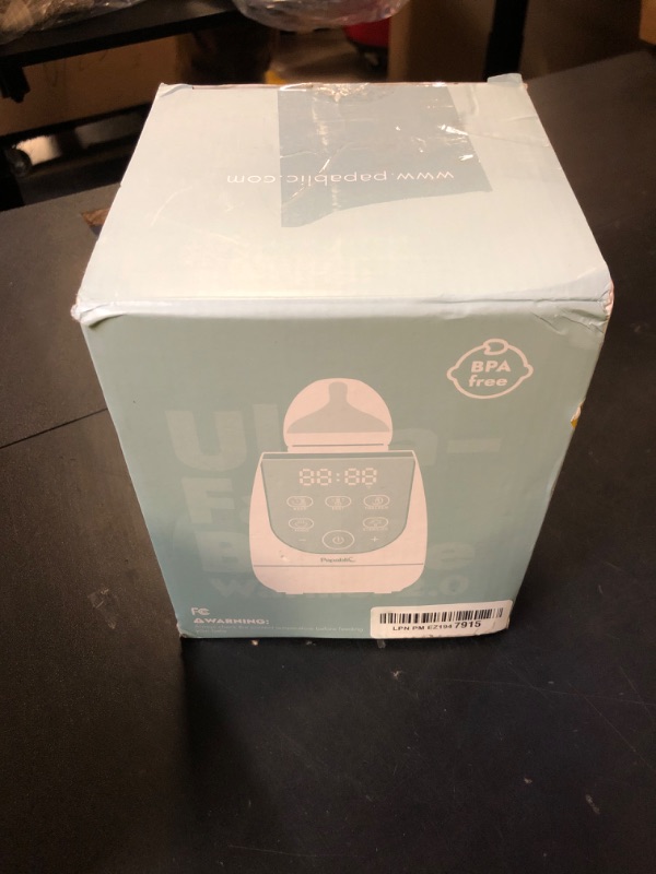 Photo 1 of Papablic Fast Bottle Warmer with Feeding Tracker, Baby Bottle Warmer for Breastmilk or Formula, Ready Milk in 2 Mins, Accurate Temperature Control and Automatic Shut-Off