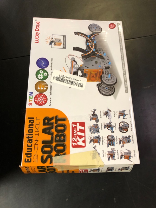 Photo 1 of Lucky Doug Toys for Ages 8-13, 12-in-1 STEM Solar Robot Kit Toys Gifts for Kids 8 9 10 11 12 13 Years Old, Educational Building Science Experiment Set Birthday for Kids Boys Girls