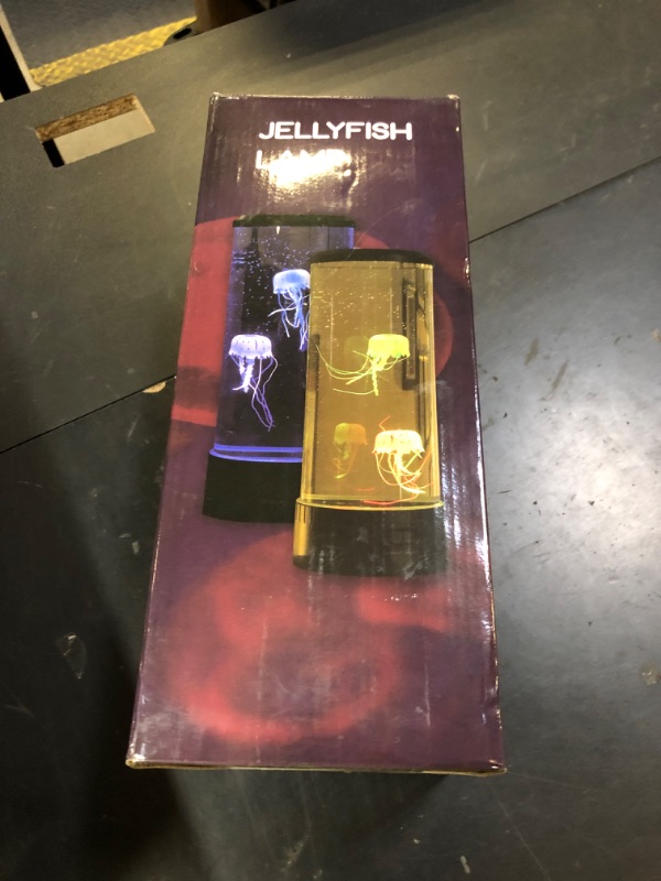 Photo 1 of TOUBIK Jellyfish Lamp LED Mood Night Light with 7 Color Changing, Remote Control Large Jellyfish Aquarium Tank Night Light to Decorate Home Office, Gifts for Kids Teens Adults, 5.14" Dia x 11.42" H