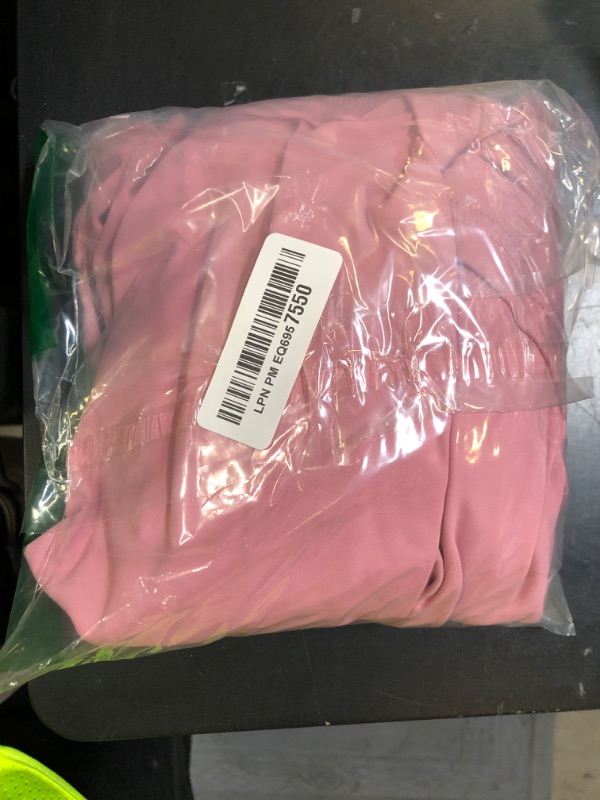 Photo 1 of Soneven Women Polo Golf Tennis Dress Built in Shorts Short Sleeve Workout Athletic Pleated Dresses with Pockets(127-Pink, X-Large)