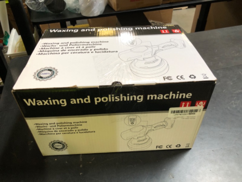 Photo 1 of Cordless Car Buffer Polisher for Milwaukee 18V Battery, 6 Inch Portable Orbital Buffer Polisher Kit, 8 Variable Speed Car Polisher for Car Detailing/Polishing/Waxing (Battery Not Include)