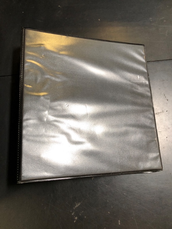 Photo 1 of Avery Heavy-Duty View 3 Ring Binder, 1.5" One Touch Slant Rings, Holds 8.5" x 11" Paper, 1 Black Binder (05400)