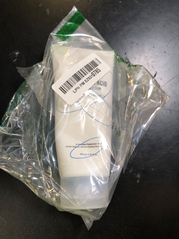 Photo 1 of JUMISO Waterfull Hyaluronic Acid Cleansing Foam - Korean Face Wash 3-Complex Hyaluronic Ceramides LHA Gentle Exfoliating Hydrating Cleanser All Skin Types Non-Stripping 5.07 oz
