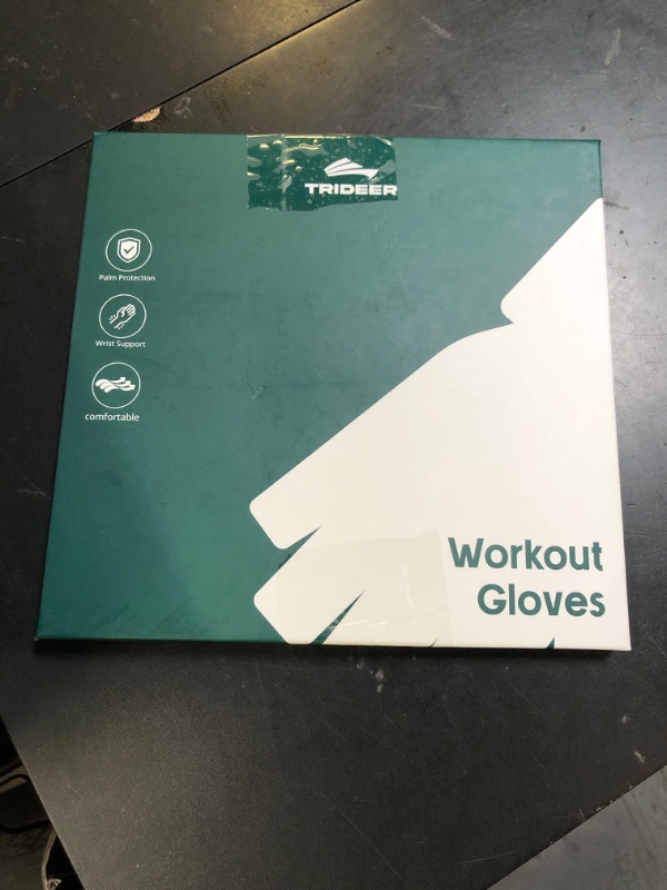 Photo 1 of Trideer Workout Gloves for Men, Weight Lifting Gloves with Wrist Wrap Support, Full Palm Protection & Extra Grips for Weightlifting, Exercise, Cross Training, Fitness, Pull-up