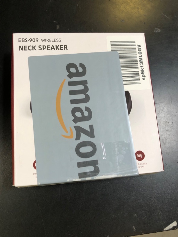 Photo 1 of Neckband Bluetooth Speaker, Stereo Sound Multifunction Hands Wearable, 3D Surround Ergonomic Design Clear Calls Lightweight for Home Sport Outdoor Cycling