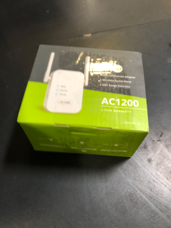 Photo 1 of ioGiant AC1200Mbps Universal WiFi to Ethernet Adapter, Support Extended WiFi Disabling Functionality, 2.4G/5G Wireless Bridge w/ RJ45 Port for Printer, Smart TV, Blu-Ray Player, PlayStation, DVR, etc.