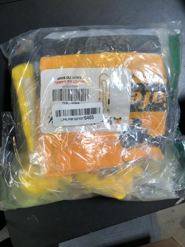 Photo 1 of KwikSafety - Charlotte, NC - Double Leg Rattler [1 Pack] Y-Leg Tubular 6’ Safety Lanyard Internal Shock Absorber OSHA ANSI Fall Arrest Protection Equipment Construction PPE Roofing Gear