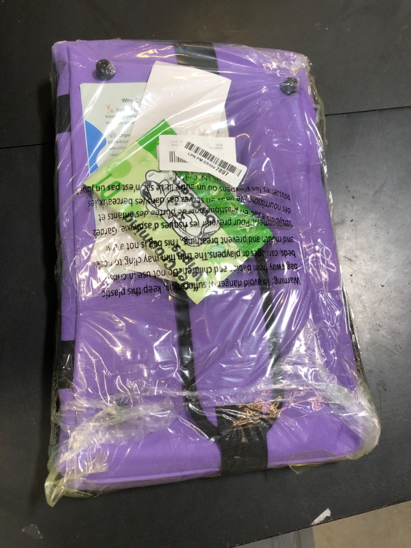 Photo 1 of Henkelion Pet Carrier for Small Medium Cats Dogs Puppies up to 15 Lbs, Airline Approved Small Dog Carrier Soft Sided, Collapsible Travel Puppy Carrier - Purple