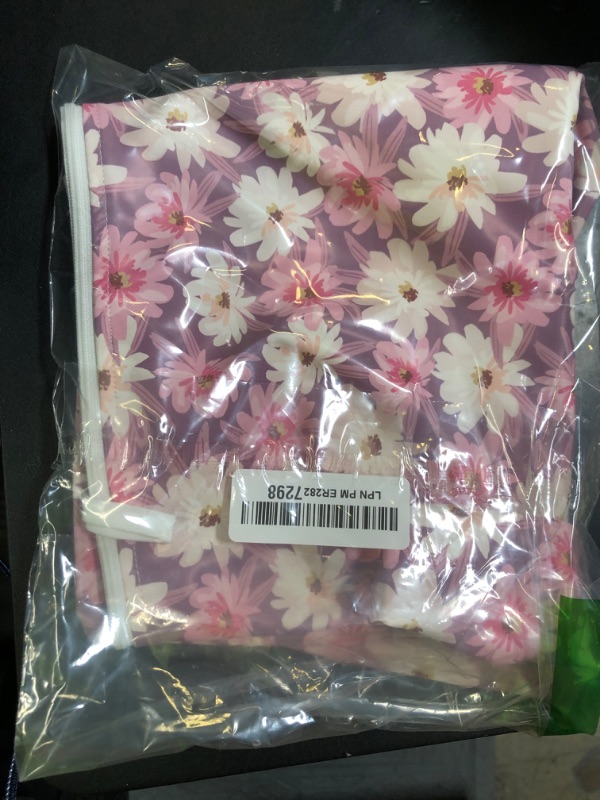 Photo 1 of Nibble and Rest Highchair Cushion Cover for Inflatable Cushion, Compatible for IKEA Antilop Highchair,Accessories Stain-Proof and Wipeable Cover (Cushion NOT Included)(Lilac Petals)