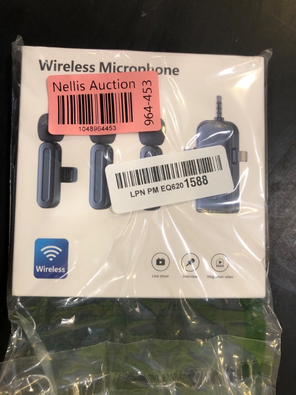 Photo 1 of AWSENS 3 in 1 Wireless Lavalier Microphones for iPhone,Android,USB-C,Camera,Built-in Reduction ChipNoise,Plug-Play, 2.4G Ultra-Low Delay Mini Microphone for Interview/tiktok/Vlog/YouTube(3 MIC)