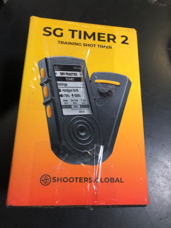 Photo 1 of SG Timer 2 | Smart Shot Timer for Training & Dry Fire Practice, Water Resistant, Next-gen Sensor, Bluetooth & Free Mobile app with Extra Features.