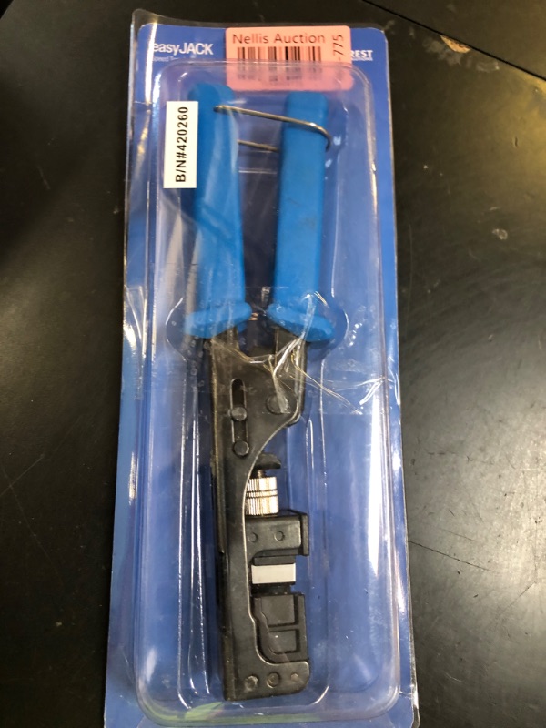 Photo 1 of Everest easyJACK - 90° Angled Speed Termination Keystone Tool - Time Saver Network Punch Down Tool - To Be Used ONLY with Everest 90° Angled RJ45 Cat5e, Cat6a and Cat6 Keystone Jacks (B087N7QQD2)