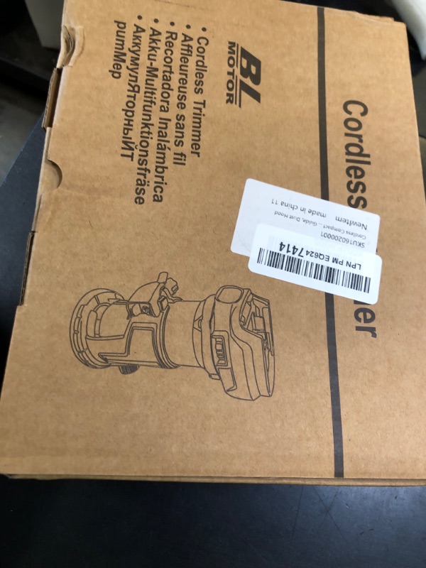 Photo 1 of MtiolHig Cordless Compact Router Compatible with DeWalt 20V Battery (Bare Tool), 6 Variable Speeds Router Tool for Woodworking, 800W Fixed Base Wood Router