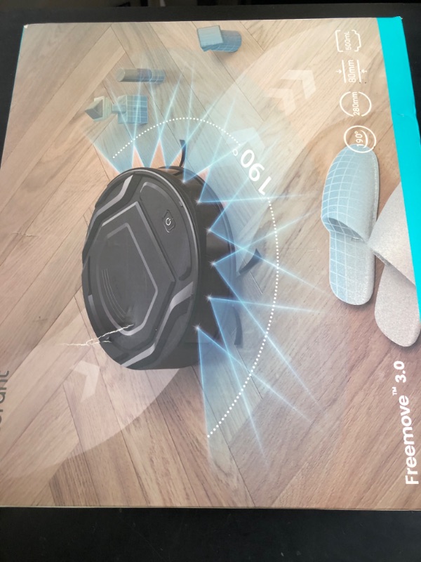 Photo 1 of Lefant Robot Vacuum Cleaner, Strong Suction, 120 Mins Runtime, Slim, Low Noise, Automatic Self-Charging, Wi-Fi/App/Alexa Control, Ideal for Pet Hair Hard Floor and Daily Cleaning, M210