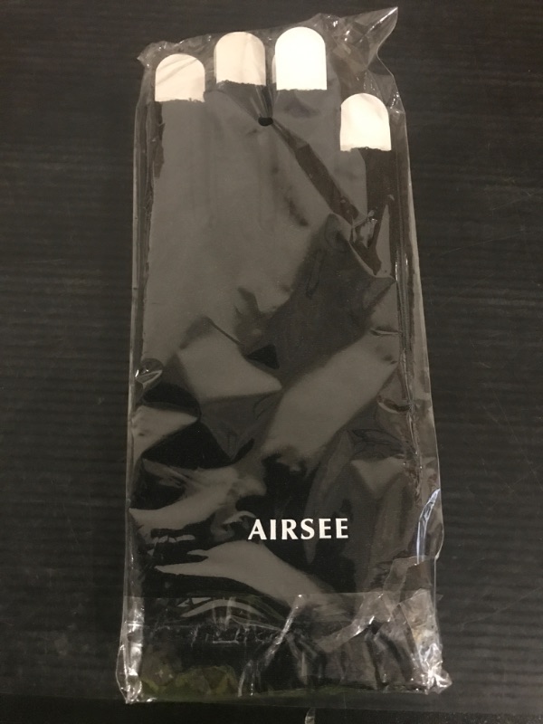 Photo 1 of AIRSEE UV Gloves for Nail Lamp,Professional UPF50+ UV Protection Gloves for Manicures Nail Art,Fingerless Gloves That Shield Skin from The Sun and Nail Lamp (Black)