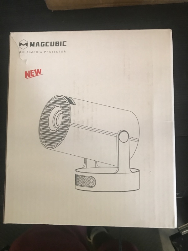 Photo 1 of Magcubic Mini Projector 4K support with WiFi 6 and Bluetooth 5.4, 5w Soundbase Speaker, Auto Vertical Keystone 180°Rotatable Portable Proyector for Home Bedroom Outdoor HY300Pro+