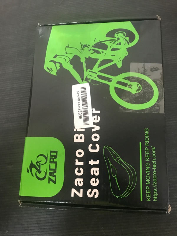 Photo 1 of Zacro Bike Seat Cushion - Gel Padded Cover for Men Women Comfort, Extra Soft Exercise Bicycle Compatible with Peloton, Stationary or Cruiser Seats
