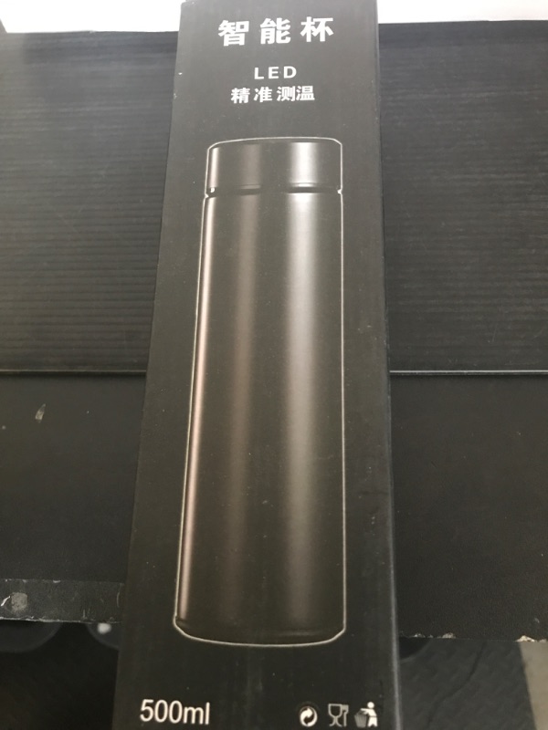 Photo 1 of Locckmy Water Bottle with LED Temperature Display,Double Walled Vacuum Insulated Water Bottle,Stainless Steel Sports AutomotiveTravel Mug,BPA-free Leak Proof Keep Cold and Keep Warm 12H