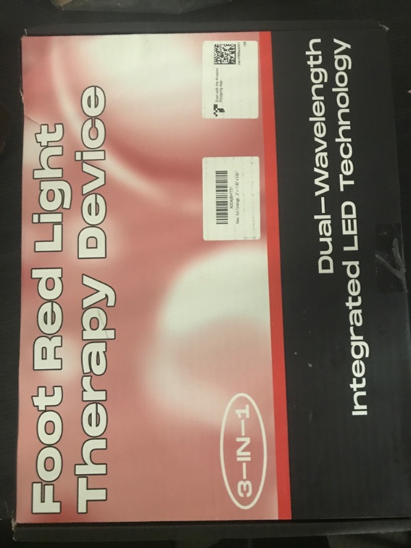 Photo 1 of Alfavet Red Light Therapy for Feet Pain Relief & Neuropathy, 320 LEDs Dual Wavelength (660nm+850nm), Full Coverage Infrared Therapy for Foot & Ankle, Easy-Clean TPU Film