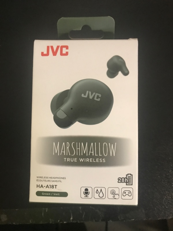 Photo 1 of JVC Marshmallow True Wireless Bluetooth 5.3 Earbuds – 28H Battery, Memory Foam Earpieces for All-Day Comfort, IPX4 Water Resistant, Mic, Compact Case, for iPhone & Android