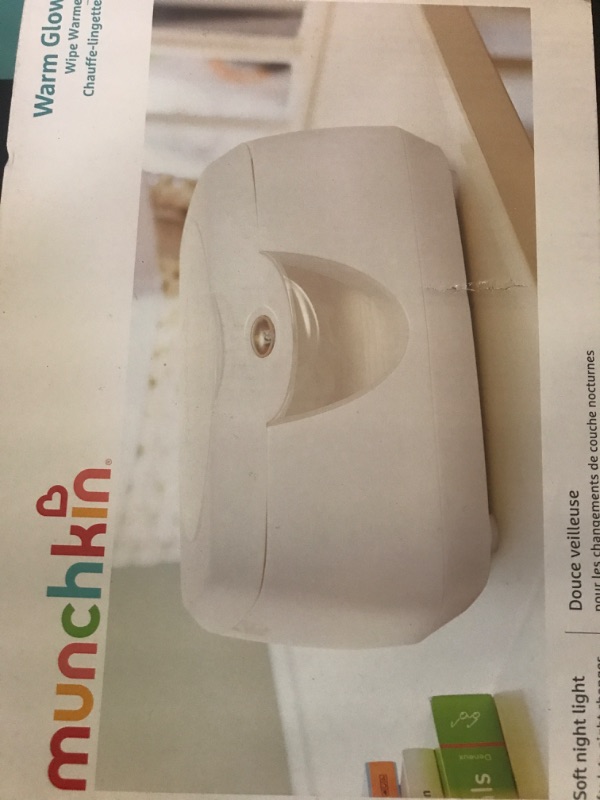 Photo 1 of Munchkin Warm Glow Baby Wipe Warmer, White