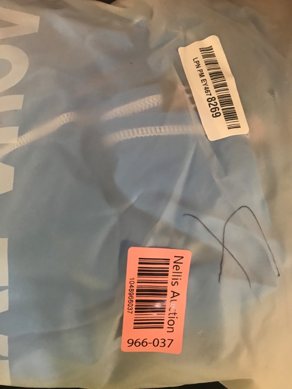 Photo 1 of SEE NOTES..........Womens Rash Guard Long Sleeve-Two Piece Swimsuit with Built in Bra Zip Front Swim Shirt and Shorts with Pockets Blue Leaves X-Large