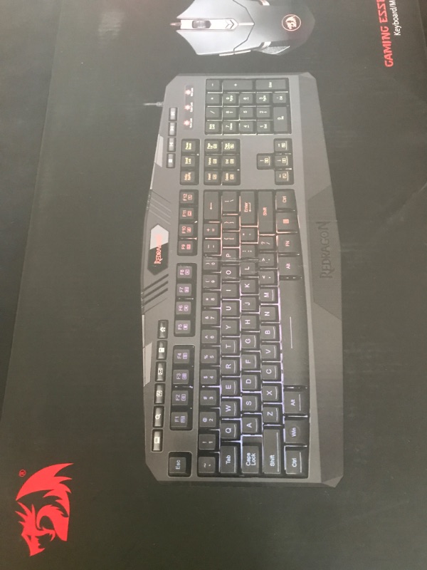 Photo 1 of Redragon S101 Gaming Keyboard, M601 Mouse, RGB Backlit Gaming Keyboard, Programmable Backlit Mouse, Value Combo Set [New Version]