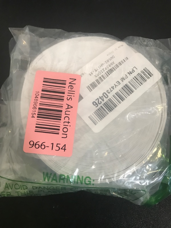 Photo 1 of TAROSE Weather Stripping, 33 Feet Silicone Door Seal, White, 35MM