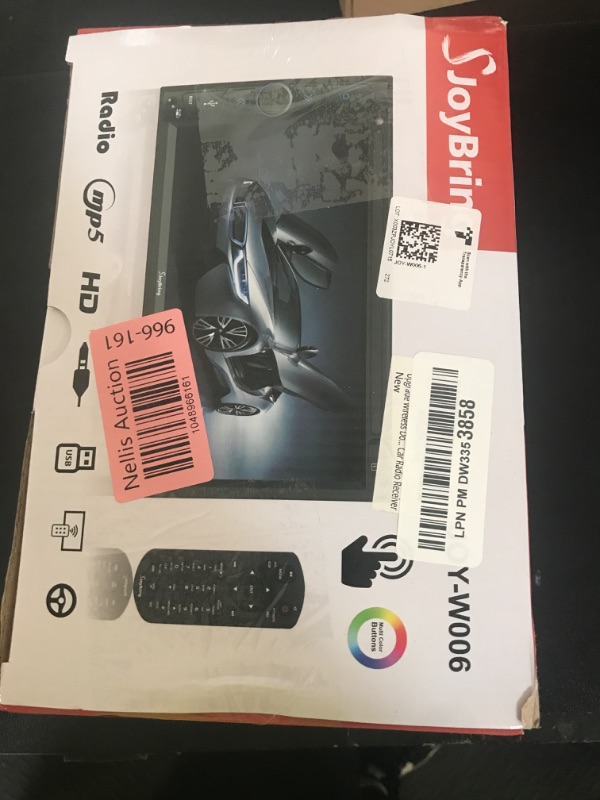 Photo 1 of Upgrade Wireless Double Din Car Stereo with Carplay, Android Auto, Bluetooth, 4-Channel RCA, High Power, 2 Subwoofer Ports, 7" HD Capacitive Touchscreen Car Radio, Backup Camera, Audio Receiver