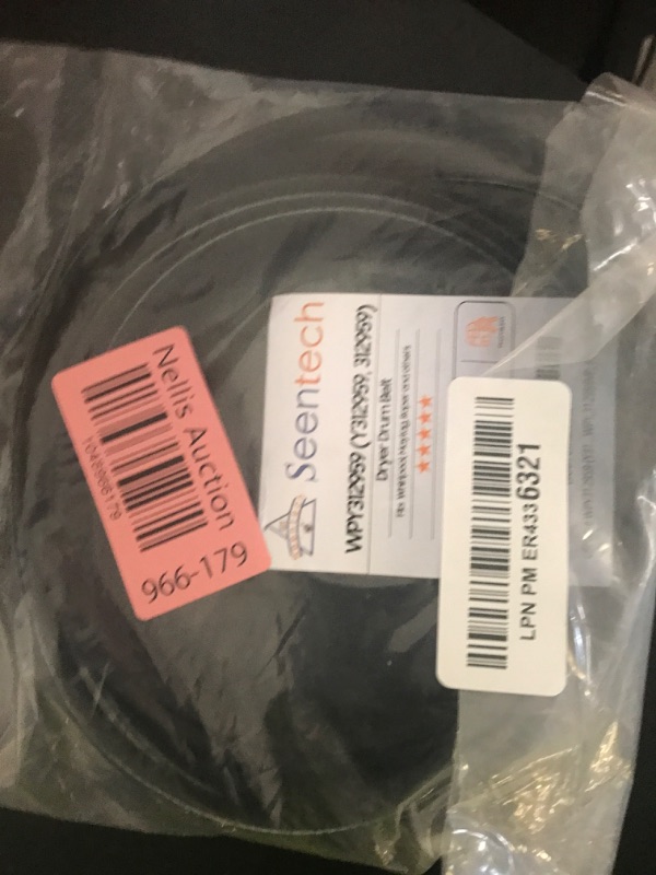Photo 1 of Seentech WPY312959 (Y312959, 312959) Dryer Belt, Compatible for Whirlpool, May-tag– Replace: 3-12959, 3-14774, 314774, 6-3129590, LB234, WPY312959VP, 314774 WPY,312959VP, PS11757542 (Pack 1)