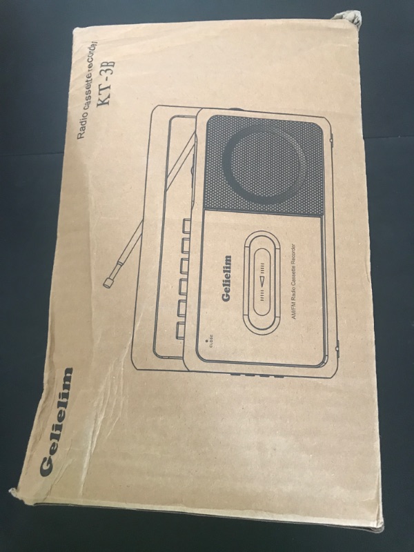 Photo 1 of Gelielim Cassette Player Boombox, Portable AM/FM Radio Stereo, Cassette Tape Player Recorder with Big Speaker and Earphone Jack, Battery Operated or AC Powered Tape Recorder Cassette Player
