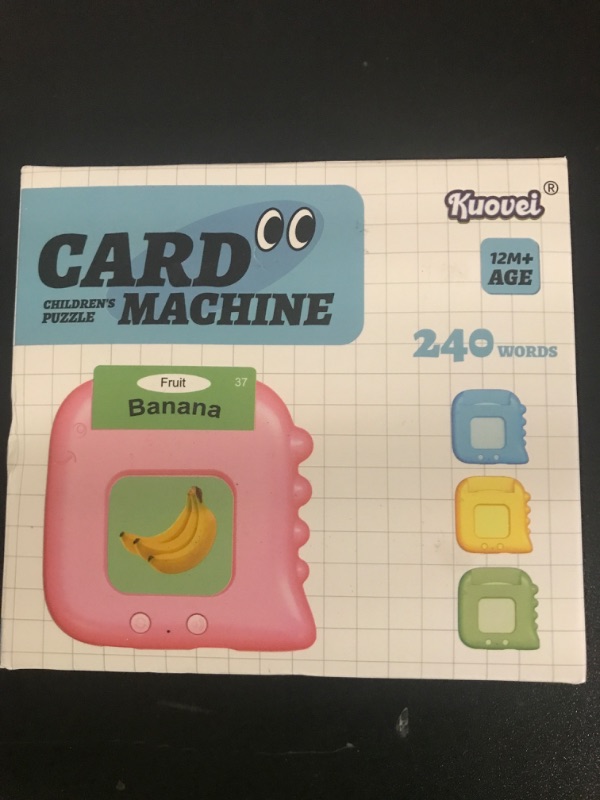 Photo 1 of Talking Flash Cards,Kids Toddler Flash Cards with 240 Sight Words,Montessori Toys,Autism Sensory Toys,Speech Therapy,Learning Educational Gifts for Age 1 2 3 4 5 Years Old Boys and Girls