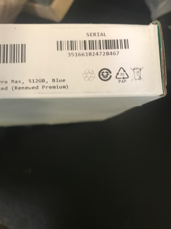 Photo 1 of Apple iPhone 15 Pro Max, 512GB, Blue Titanium - Unlocked (Renewed Premium)