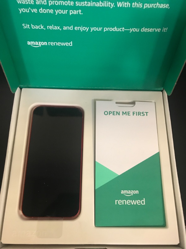 Photo 1 of Apple iPhone 13, 256GB, (PRODUCT)RED - Unlocked (Renewed Premium)