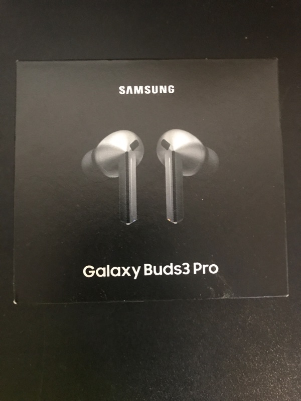 Photo 1 of Samsung Galaxy Buds 3 Pro AI True Wireless Bluetooth Earbuds, Noise Cancelling, Sound Optimization, Redesigned Comfort Fit, Silver [US Version, Amazon Exclusive, 2Yr Warranty]