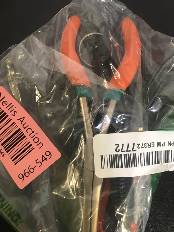 Photo 1 of LEONTOOL Long Reach Needle Nose Pliers 7" Thin Extra Long Needle Nose Pliers with Serrated Jaw Lanyard Double Leaf Spring Loaded for Jewelry Making Electrician Repair Tools in Tight Spaces