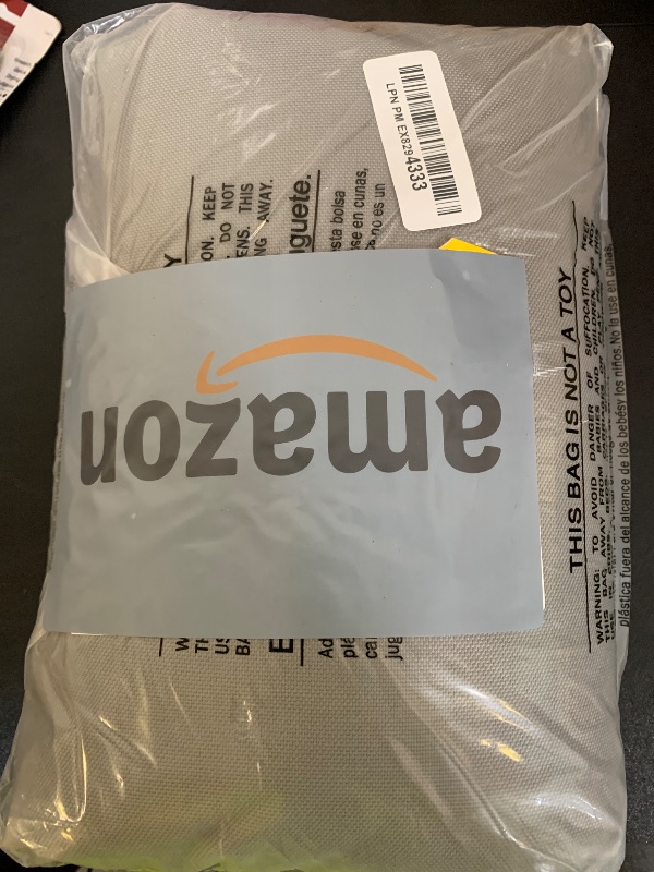 Photo 1 of Explore Land Waterproof Dog Bed Cover Machine Washable Fluffy Dog Bed Replacement Cover, 48Lx36Wx4H inch, Gray