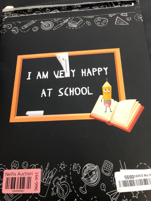 Photo 1 of PETCEE First Day of School Board Sign - 11"x14" Double Sided Reusable and Erasable 1st First & Last Day of Preschool Pre-K Chalkboard Sign Photo Prop Gift Back to School Supplies for Kids Son Daughter