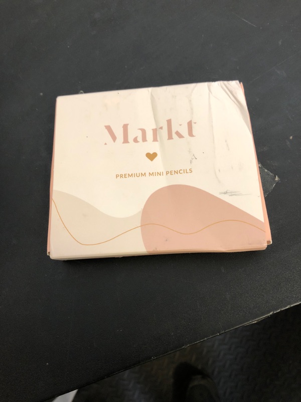 Photo 1 of Markt Heart Pencils for Baby & Bridal Showers, Mini Pink & White Pencil Set for Games (Pink & White)