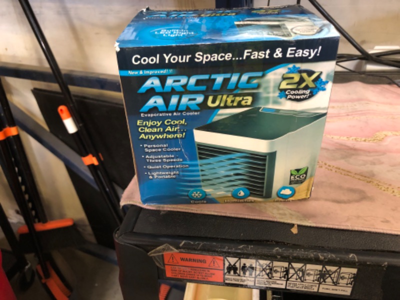 Photo 1 of Portable Air Conditioner, Upgraded Leak-Proof Ice Cooling Technology, Mini Personal Air Cooler with 3 Speeds for Room Office Bedroom Tent Greywhite5