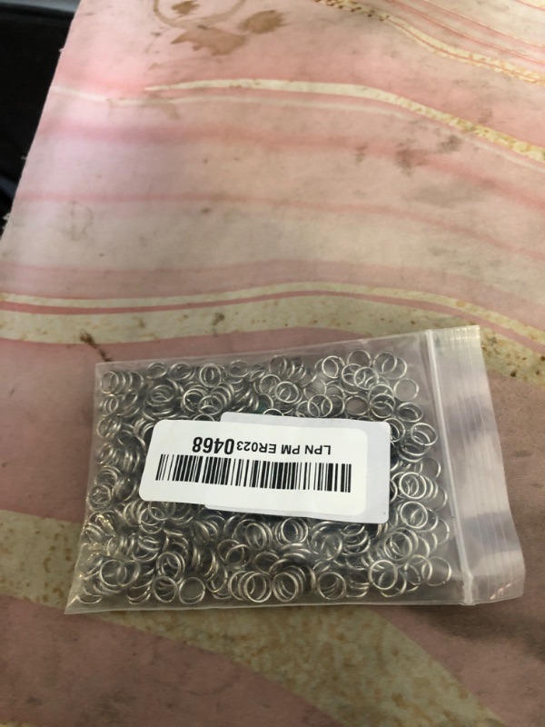 Photo 1 of THREENEST 500PCS 8mm 1.2mm Thickness 16 Gauge Stainless Steel Jump Rings, Unwelded Metal Round Strong Thick Craft Ring for Necklace Bracelet Keychain Chainmail Jewelry Making