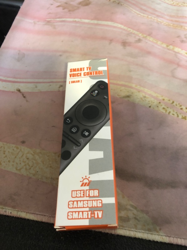 Photo 1 of BN59-01432A TM2360E Solar Voice Remote Compatible with Samsung Neo QLED 8K HDR Smart TVs, Fit for Frame Crystal UHD Smart TV, with Bluetooth Rechargeable Solar Cell, 2023 Model White, BN59-01432D