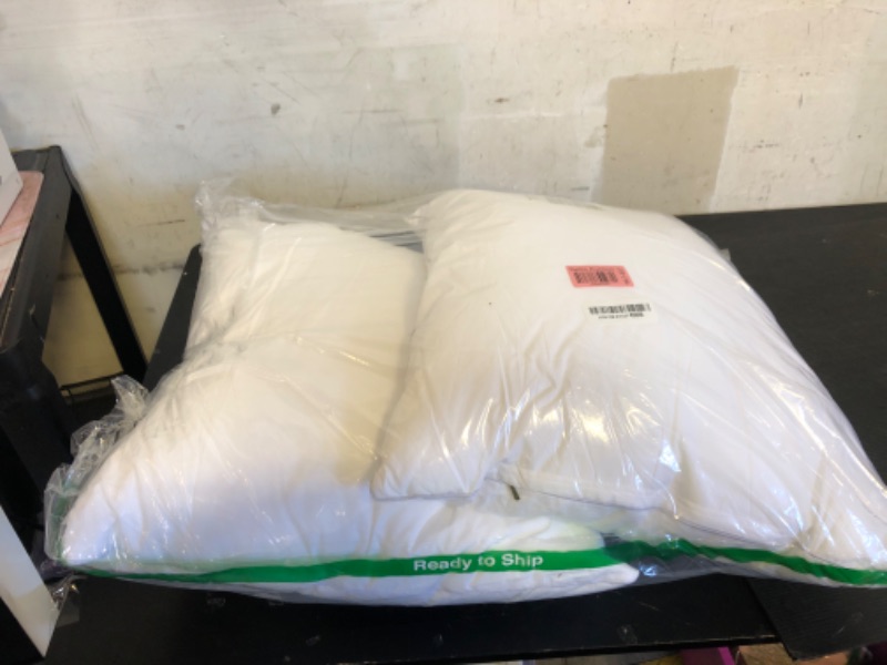 Photo 1 of MIULEE 20 x 20 Pillow Inserts (Set of 2) -Throw Pillows for Couch Sofa with 100% Cotton Covers