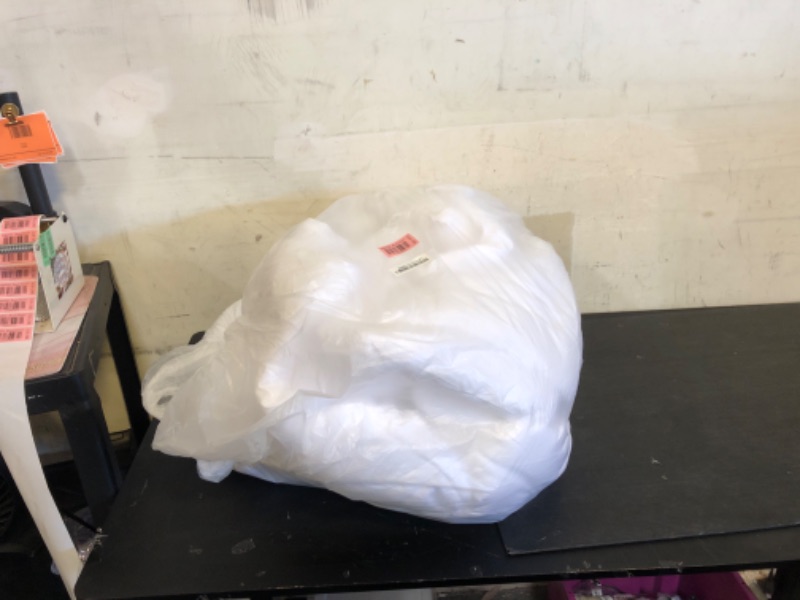Photo 1 of Mattress Topper Queen for Back Pain, Extra Thick Mattress Pad Cover, Plush Pillow Top, Deep Elastic Pocket, White