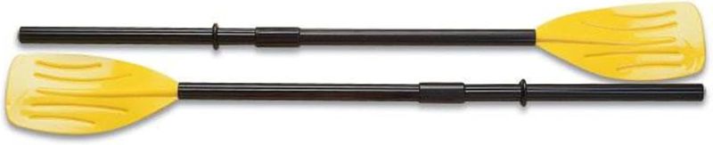 Photo 1 of INTEX 59623E 48" Deluxe French Oars: Easy 3 Piece Assembly – Ribbed Blade – Retainer Rings – TUV RL approved – Perfect for Inflatable Boats