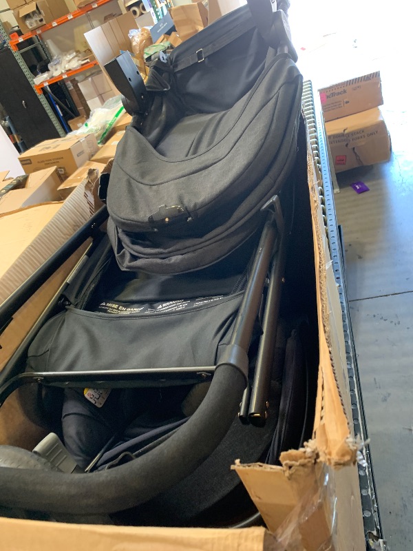 Photo 1 of Britax Willow Brook S+ Travel System, Infant Car Seat and Stroller Combo with Alpine Base, ClickTight Technology, SafeWash Insert and Cover, Raven Black