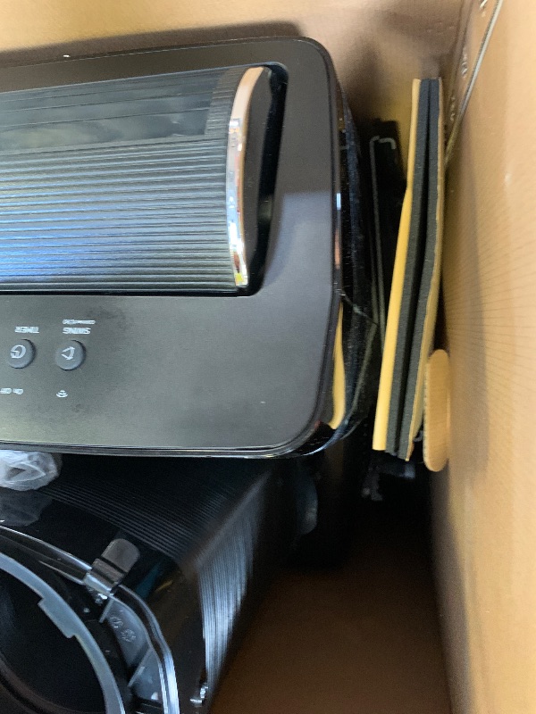 Photo 1 of Midea Duo 10000 BTU DOE 115-Volt Black Vented Wi-Fi enabled Portable Air Conditioner Remote Control Included 450-sq ft -Cooling