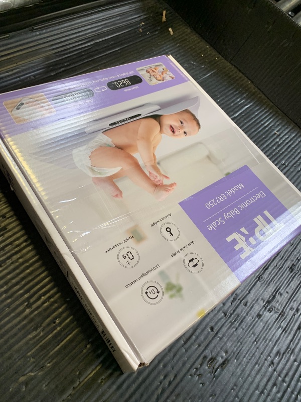Photo 1 of TIPRE Baby Weight Scale, Infant Scale with Detachable Tray, Pet Scale for Cat Dog, Multiple Weighing Scale for Toddler, Children, Pet and Adult Auto-Rotation LED Screen, Up to 400lb/180kg