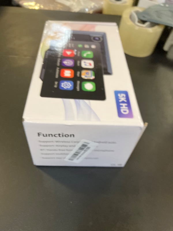 Photo 1 of 9" Carplay Screen Wireless CarPlay & Android Auto Car Stereo with 5K Dash & 1080p Backup Camera, Car Audio Receivers with Bluetooth/GPS Navigation/Voice Control/Mirror Link