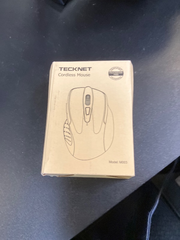 Photo 1 of TECKNET Wireless Mouse, 2.4G Ergonomic Optical Mouse, Computer Mouse for Laptop, PC, Computer, Chromebook, Notebook, 6 Buttons, 24 Months Battery Life, 2600 DPI, 5 Adjustment Levels